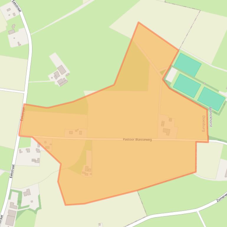 Kaart van postcodegebied 6984AC.