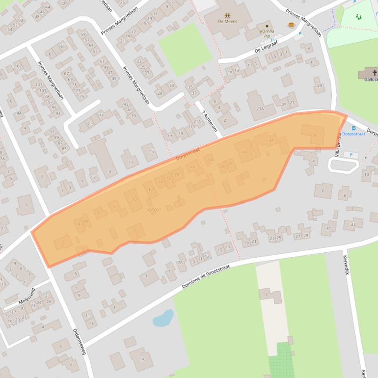 Kaart van postcodegebied 6986AM.