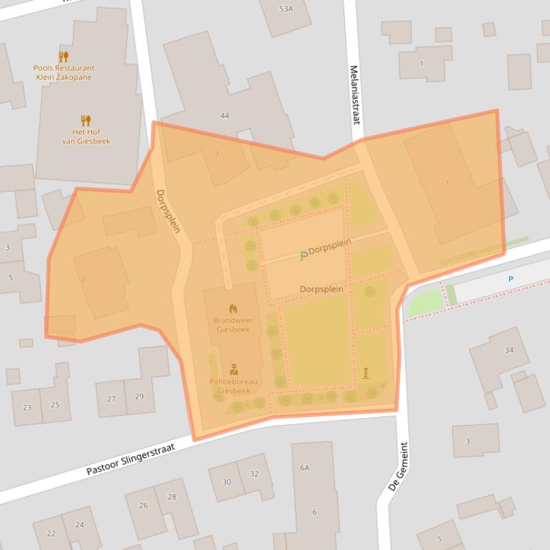 Kaart van postcodegebied 6987AH.