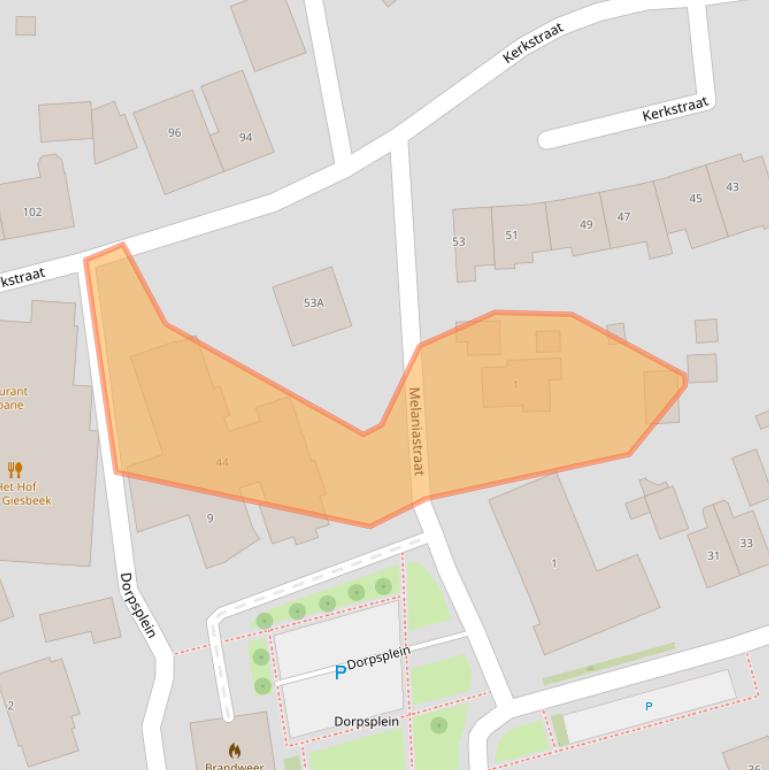 Kaart van postcodegebied 6987AK.