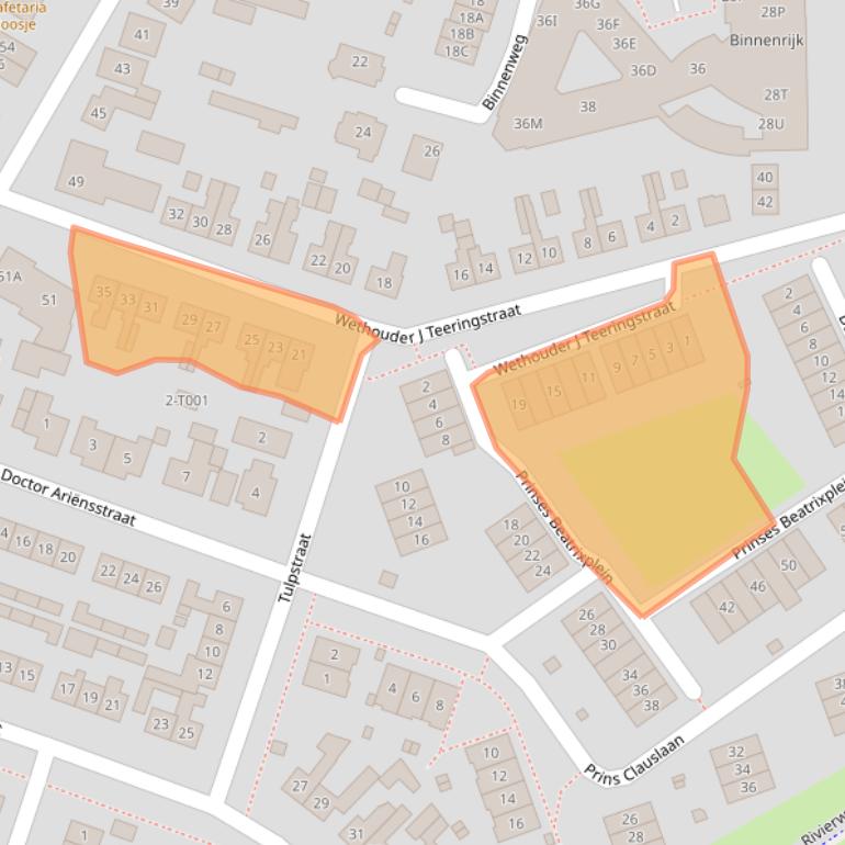 Kaart van postcodegebied 6987BS.