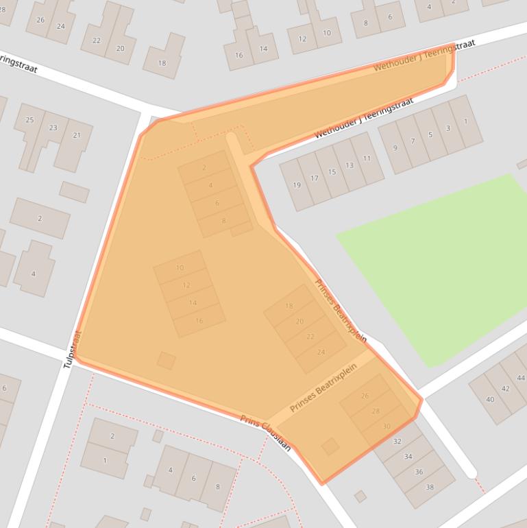 Kaart van postcodegebied 6987BV.