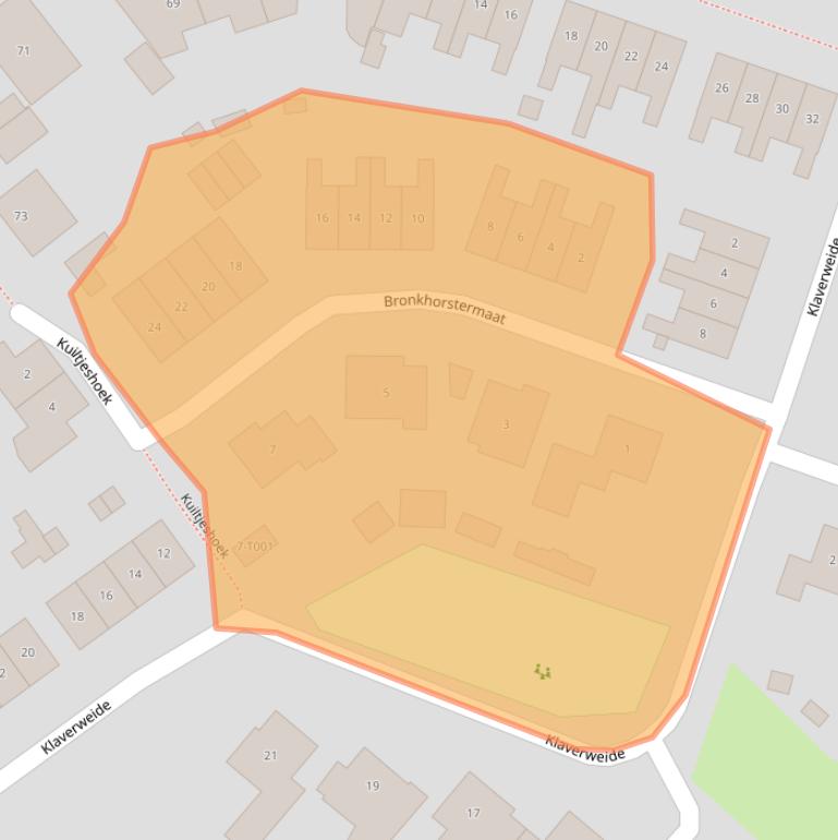 Kaart van postcodegebied 6987DD.