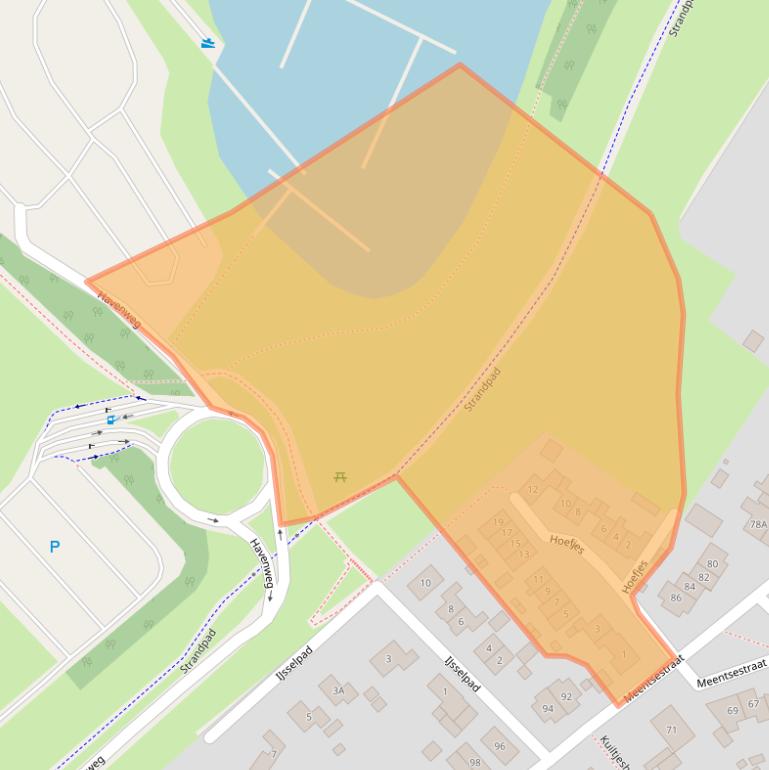 Kaart van postcodegebied 6987ES.