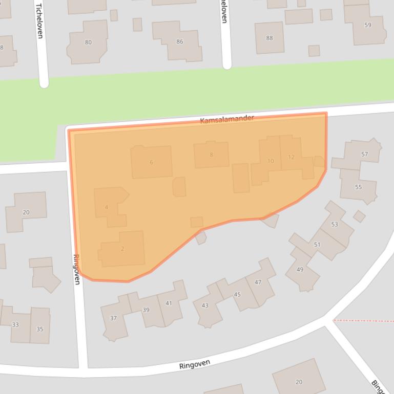 Kaart van postcodegebied 6987GJ.