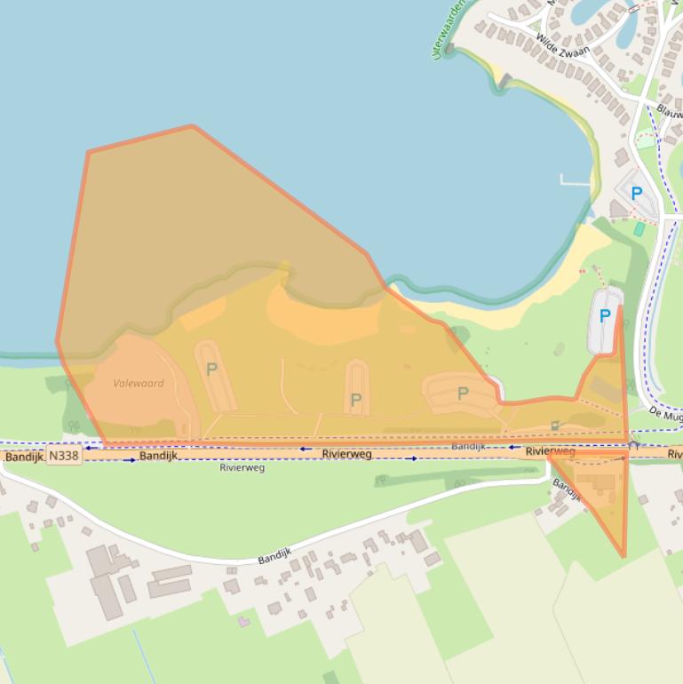 Kaart van postcodegebied 6988BG.