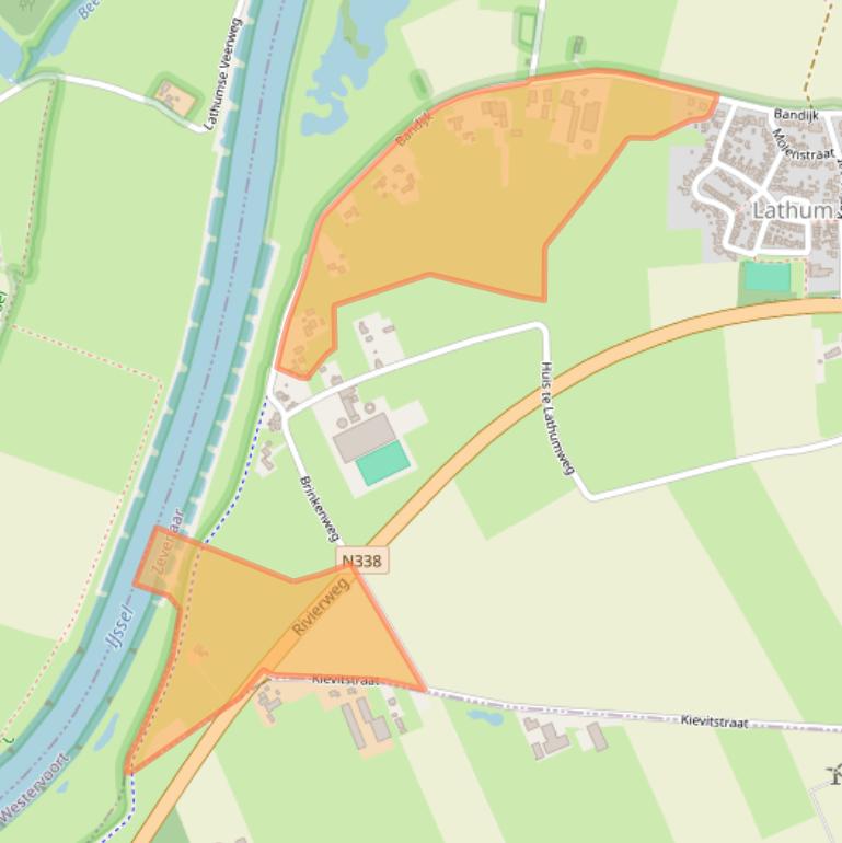 Kaart van postcodegebied 6988BP.