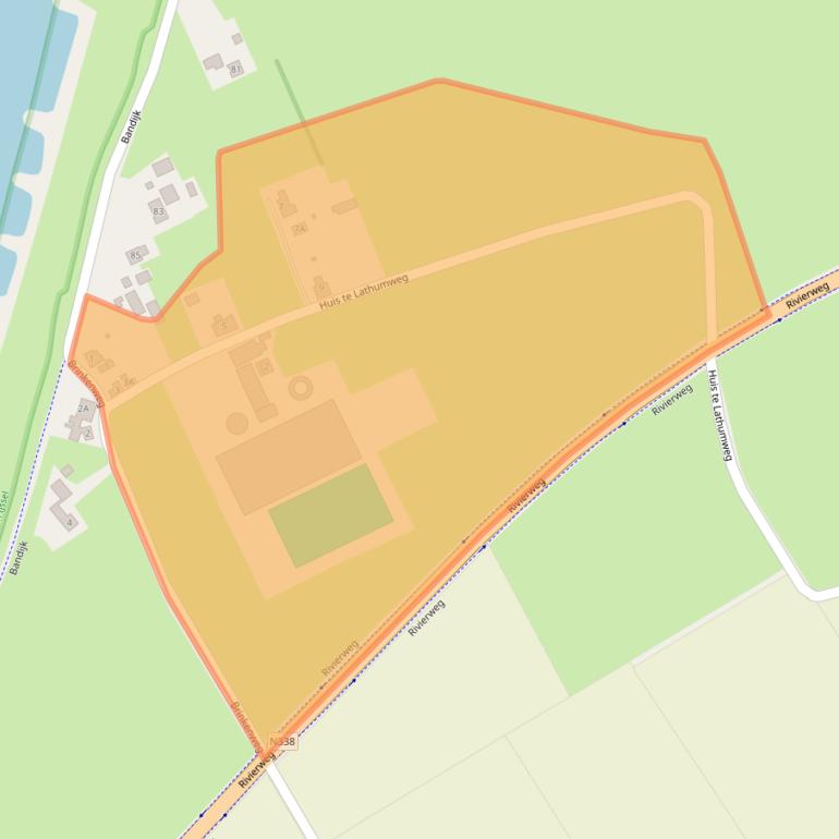 Kaart van postcodegebied 6988BS.