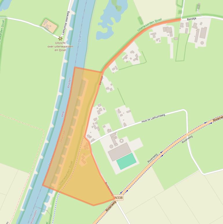 Kaart van postcodegebied 6988BT.