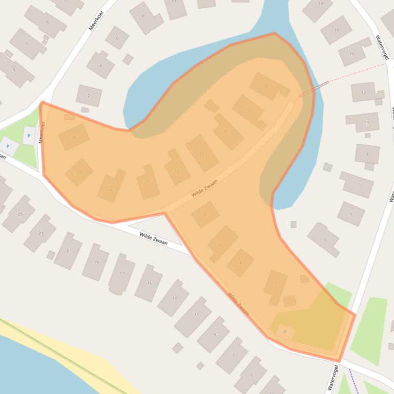 Kaart van postcodegebied 6988CD.