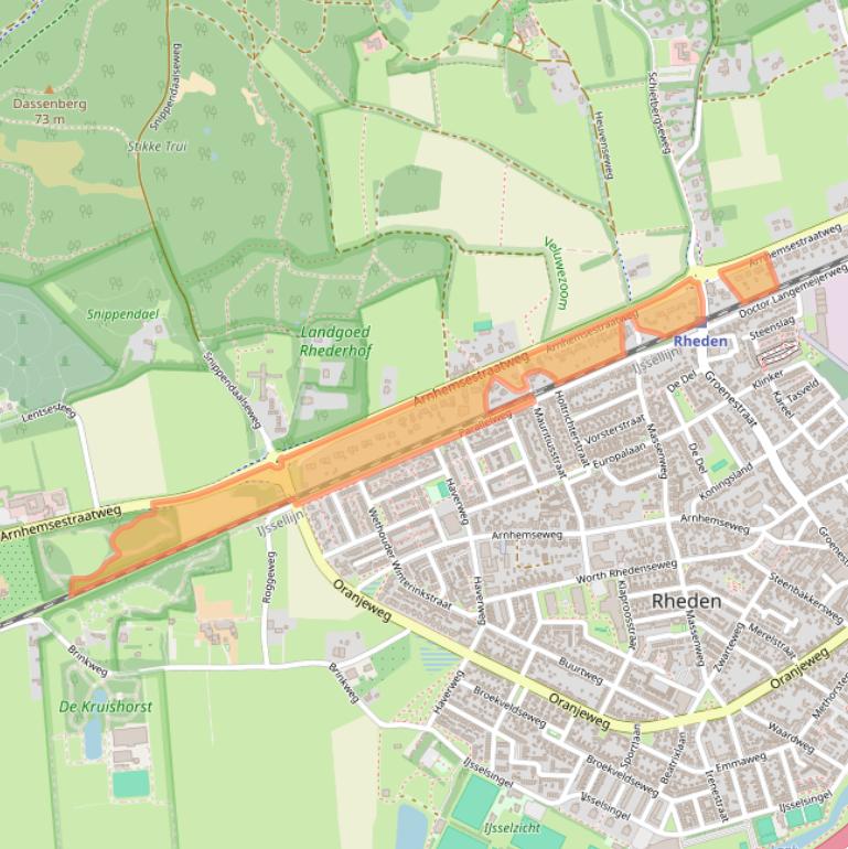 Kaart van postcodegebied 6991AL.