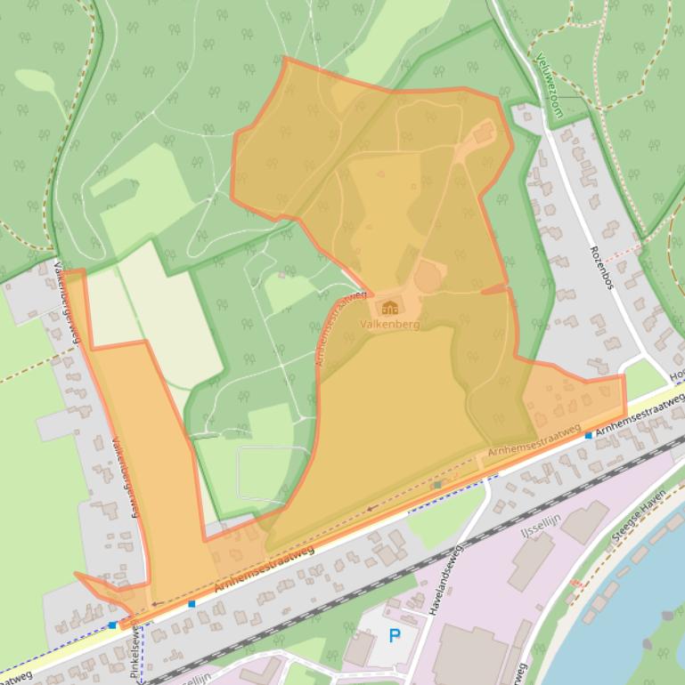 Kaart van postcodegebied 6991AM.