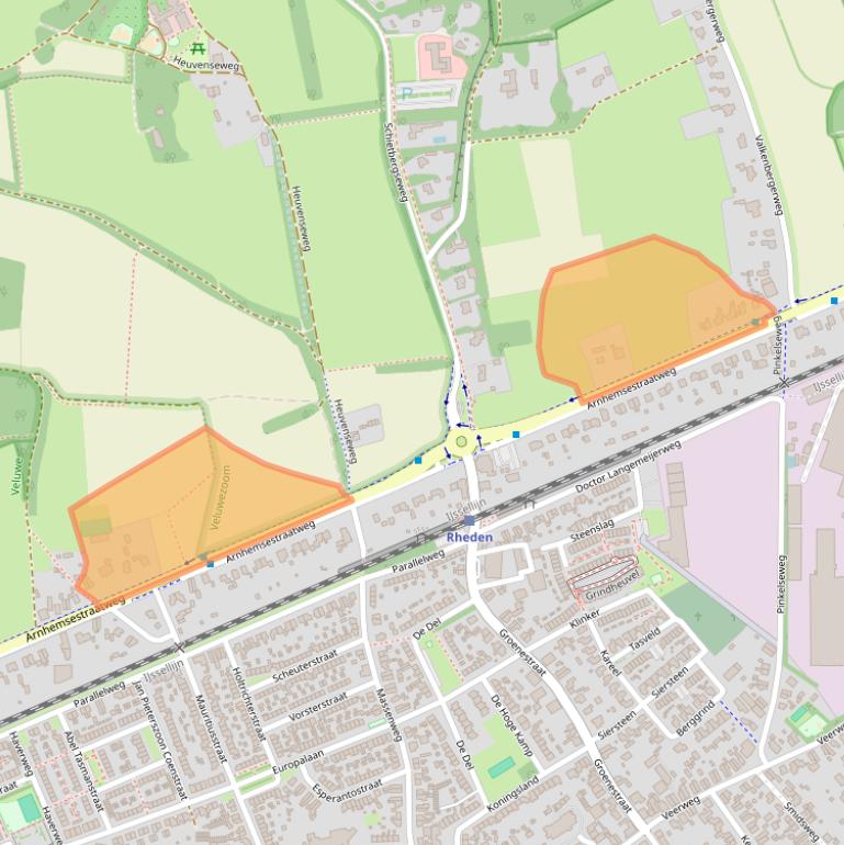 Kaart van postcodegebied 6991AN.