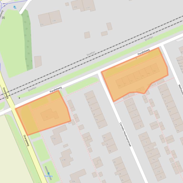 Kaart van postcodegebied 6991AX.