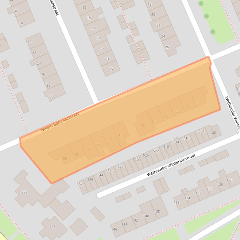 Kaart van postcodegebied 6991BB.