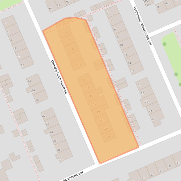 Kaart van postcodegebied 6991BD.