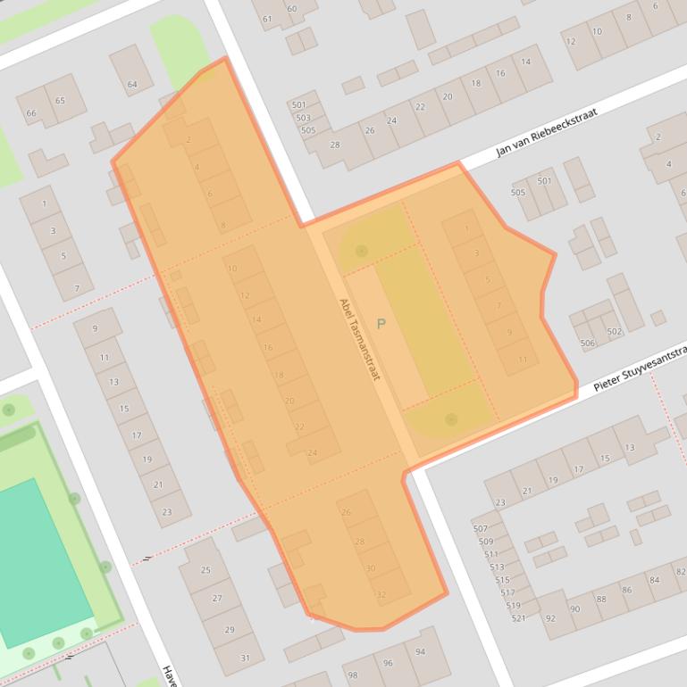 Kaart van postcodegebied 6991BT.