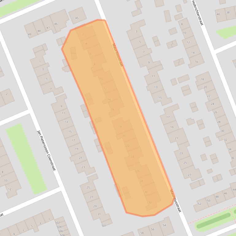 Kaart van postcodegebied 6991CB.