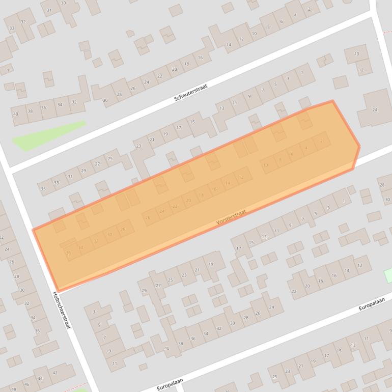 Kaart van postcodegebied 6991CJ.