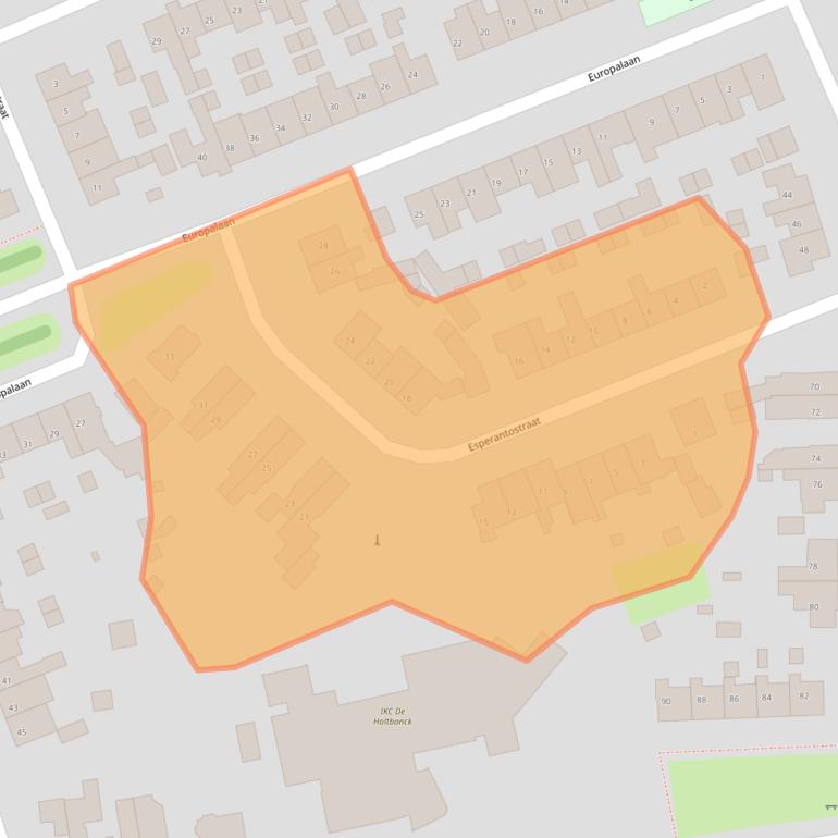 Kaart van postcodegebied 6991CK.