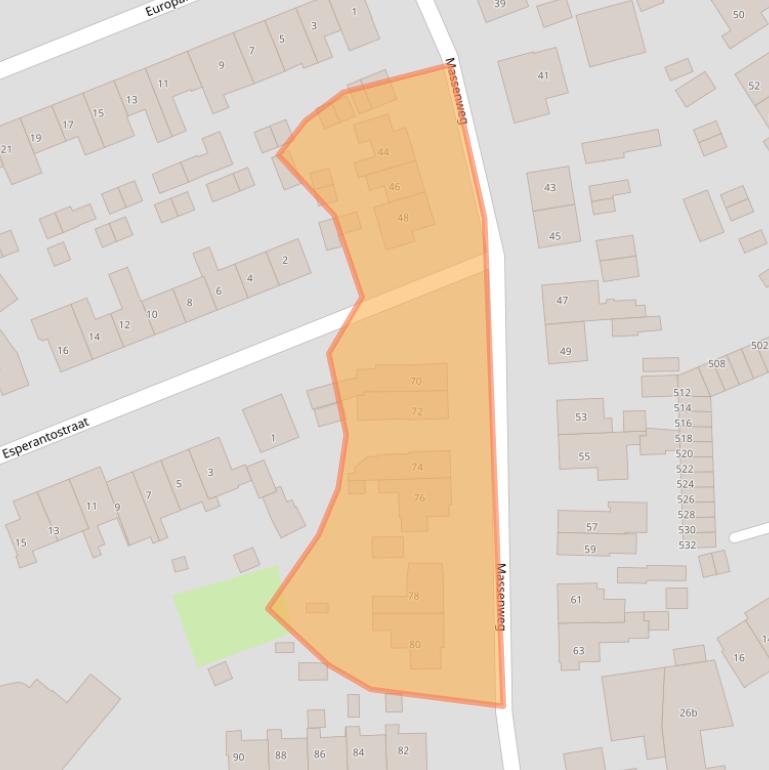 Kaart van postcodegebied 6991CS.