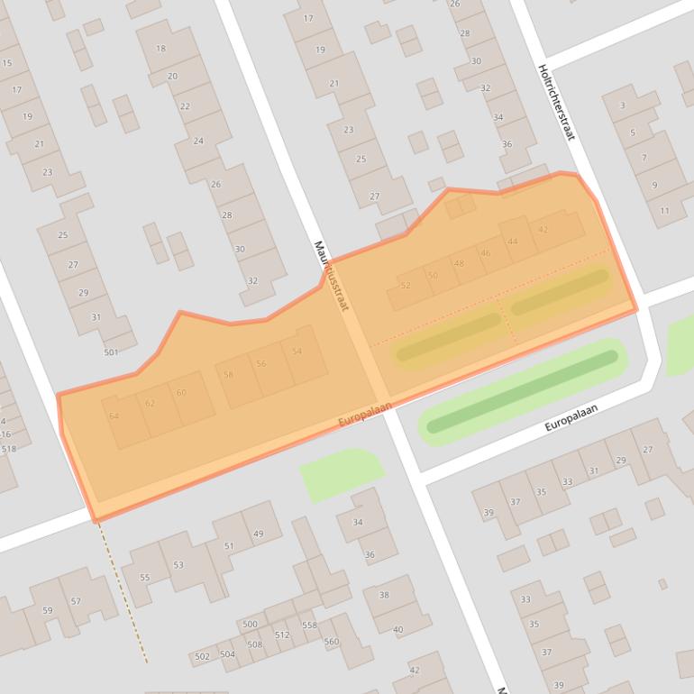 Kaart van postcodegebied 6991DD.
