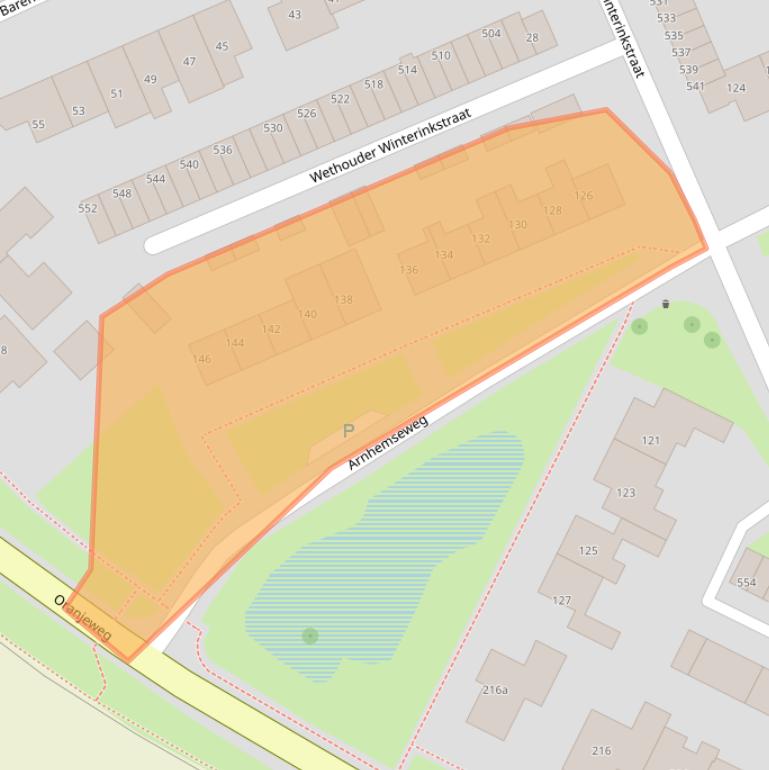 Kaart van postcodegebied 6991DT.