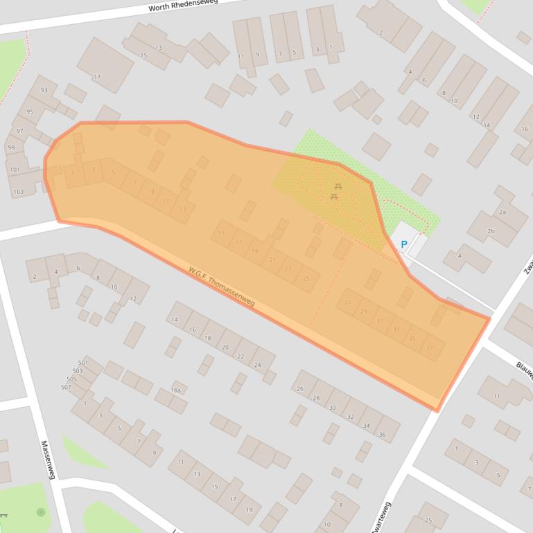 Kaart van postcodegebied 6991EC.