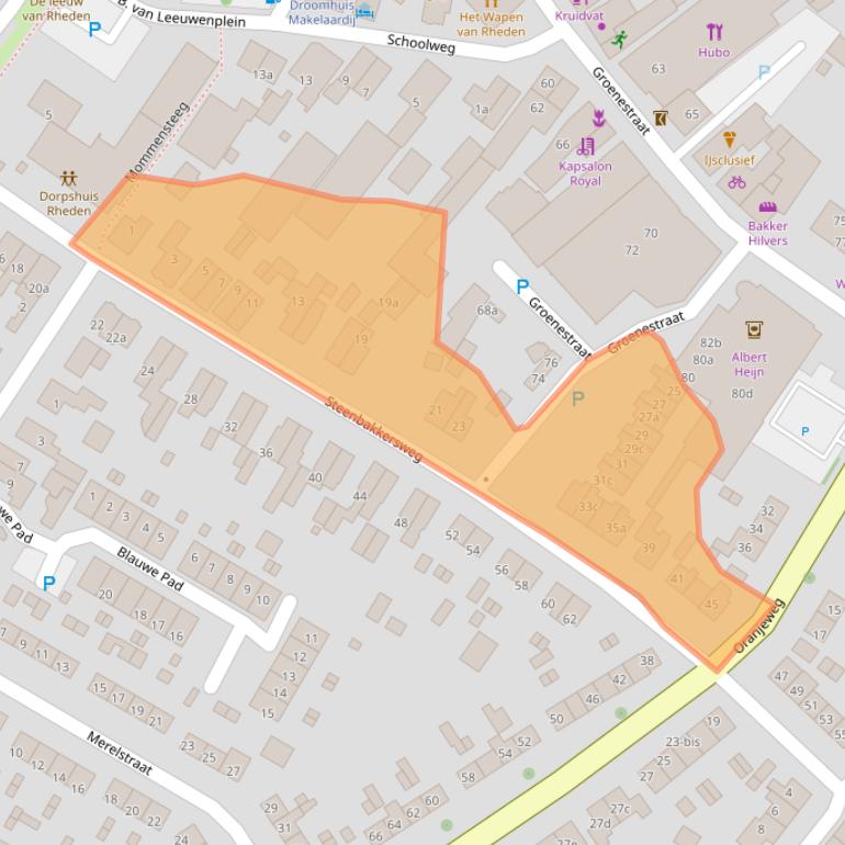 Kaart van postcodegebied 6991EK.