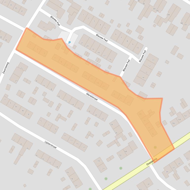 Kaart van postcodegebied 6991EP.