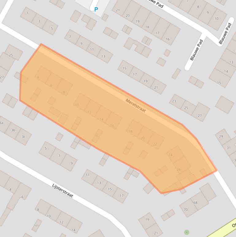 Kaart van postcodegebied 6991ER.