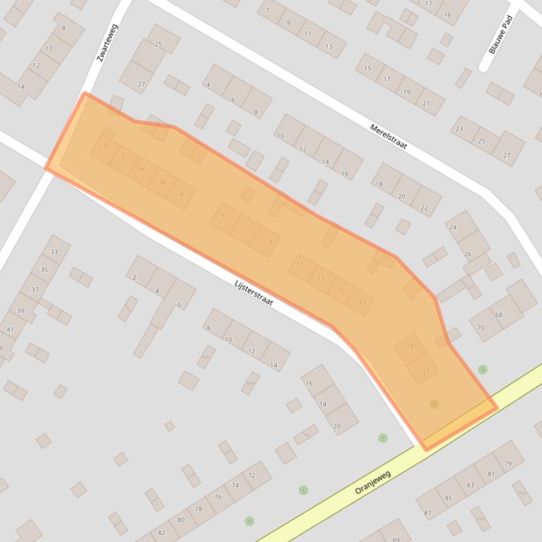 Kaart van postcodegebied 6991ES.