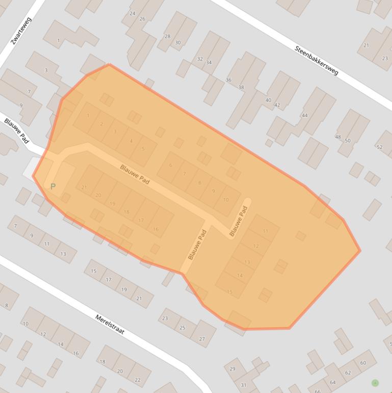 Kaart van postcodegebied 6991EZ.