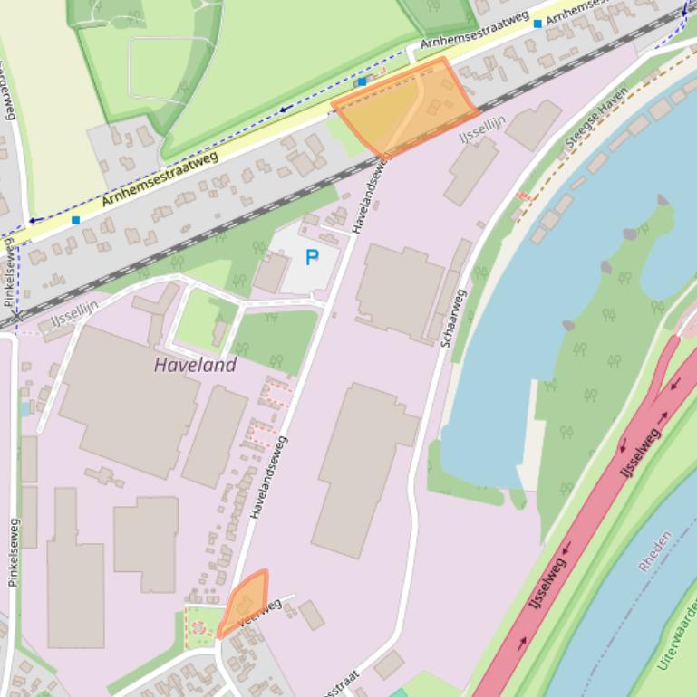 Kaart van postcodegebied 6991GR.