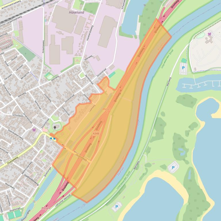 Kaart van postcodegebied 6991HK.