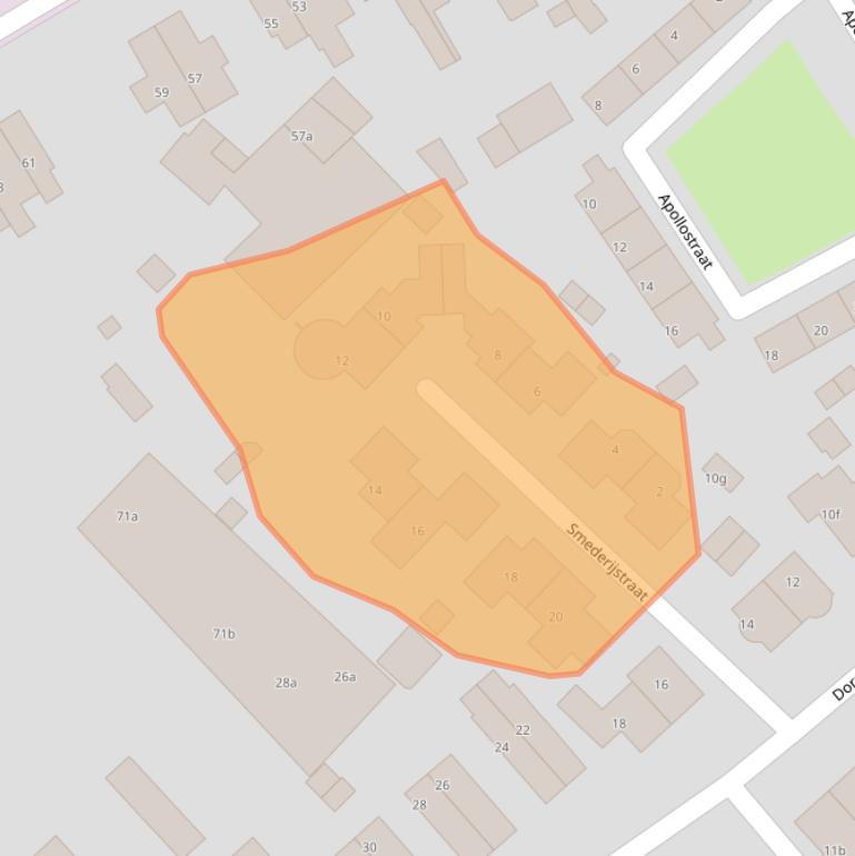 Kaart van postcodegebied 6991HL.