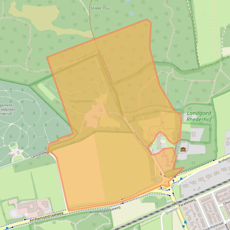 Kaart van postcodegebied 6991JK.