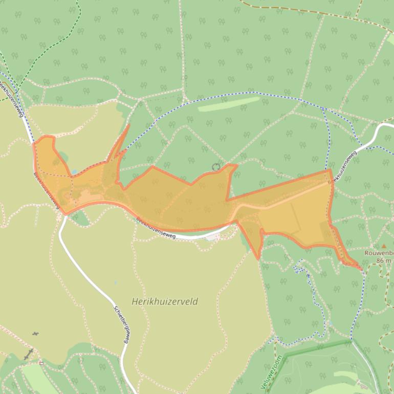 Kaart van postcodegebied 6991JM.