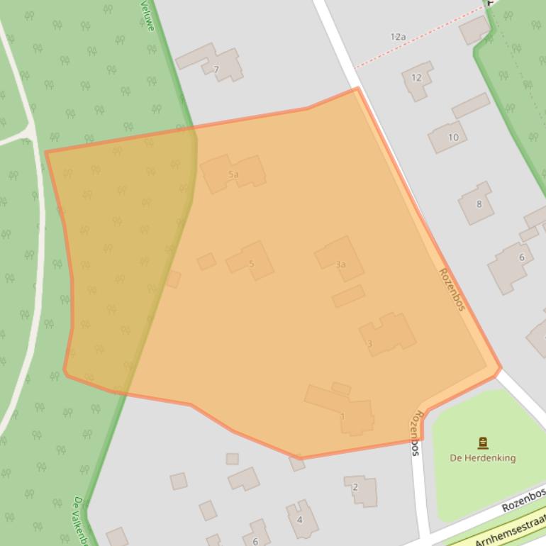 Kaart van postcodegebied 6991JS.