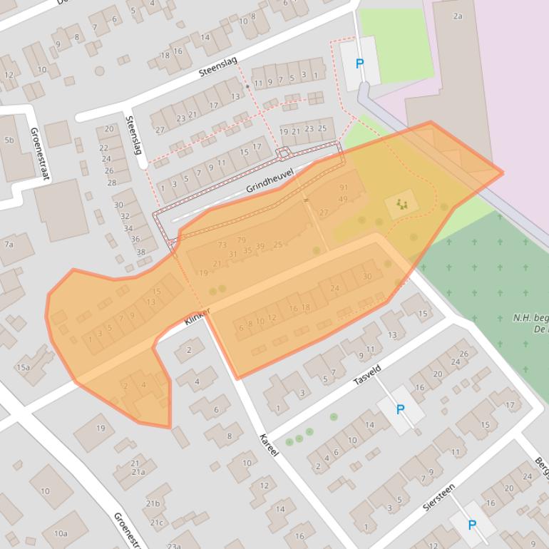 Kaart van postcodegebied 6991KC.