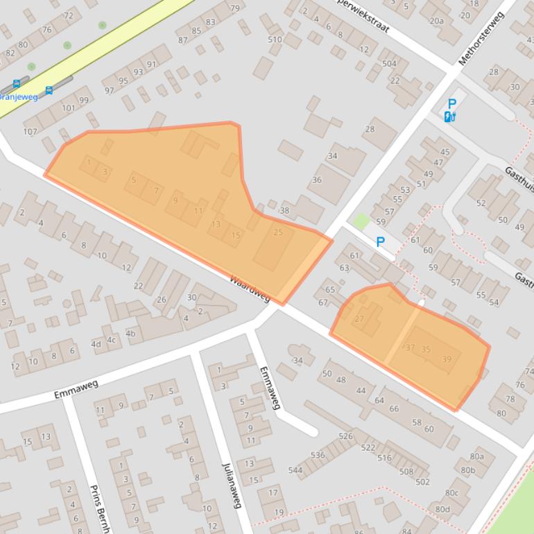 Kaart van postcodegebied 6991VA.