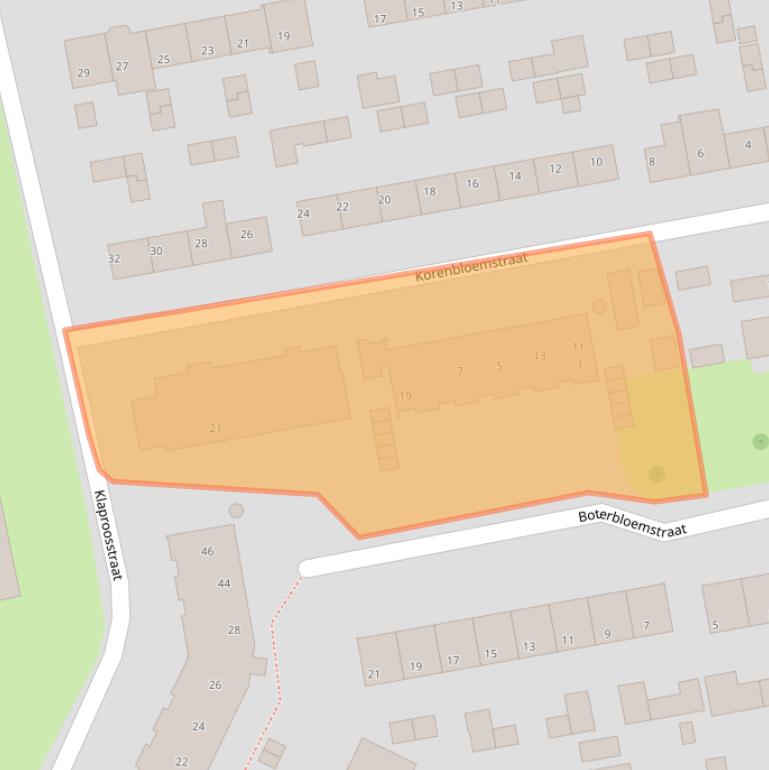 Kaart van postcodegebied 6991VN.