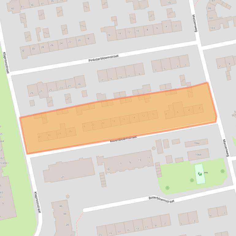 Kaart van postcodegebied 6991VP.