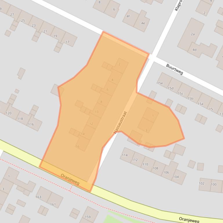 Kaart van postcodegebied 6991WE.