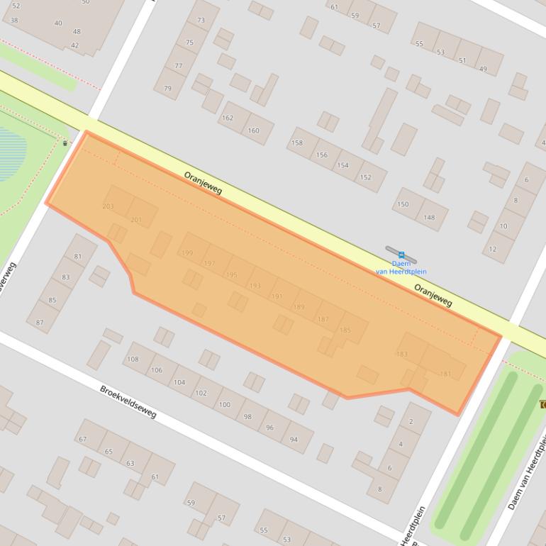 Kaart van postcodegebied 6991WP.