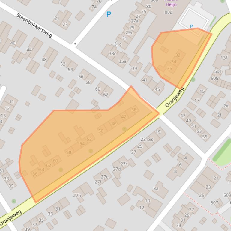 Kaart van postcodegebied 6991WR.