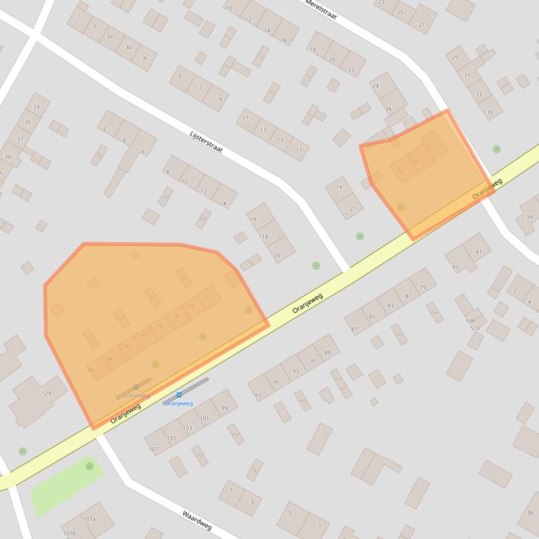 Kaart van postcodegebied 6991WS.