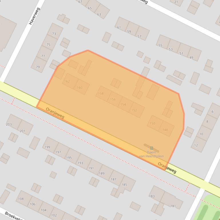 Kaart van postcodegebied 6991WX.