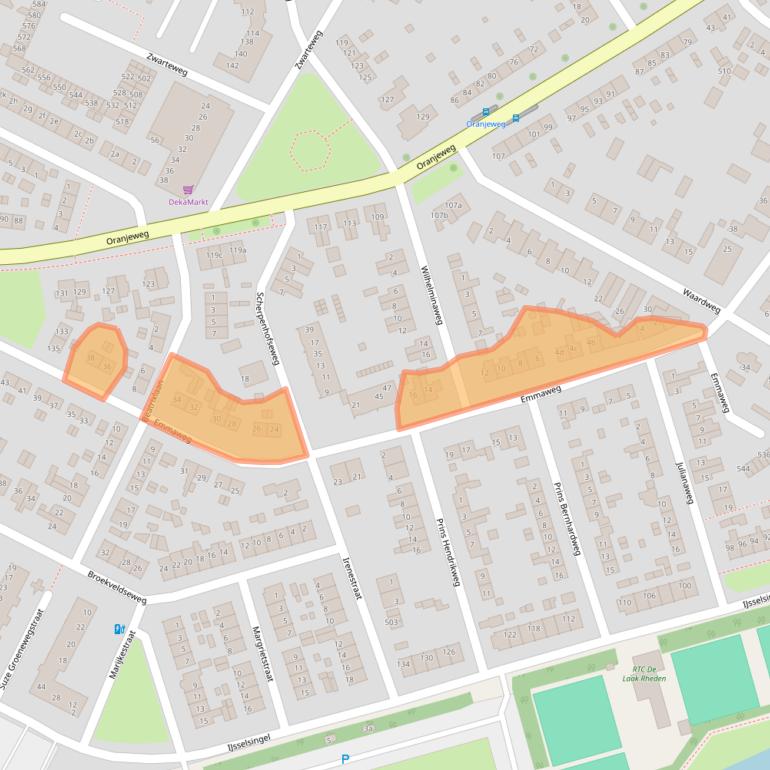 Kaart van postcodegebied 6991XL.