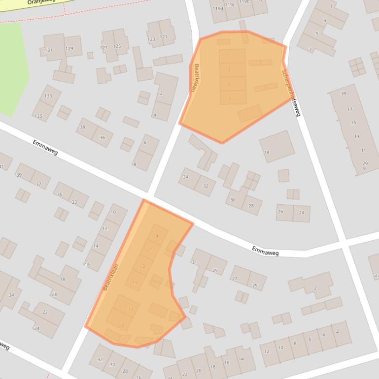 Kaart van postcodegebied 6991XM.